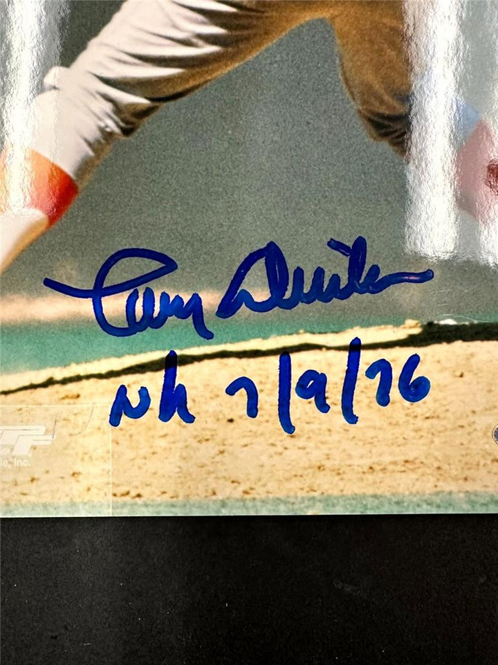 Larry Dierker signed "NH 7/9/76" Astros 8x10 Photo autograph TriStar / MLB Holo