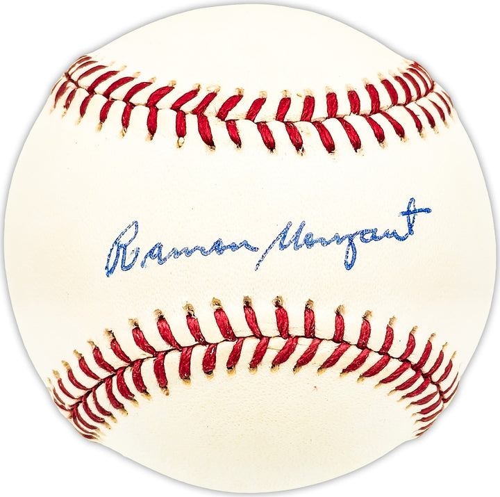 Ramon Monzant Autographed NL Baseball San Francisco Giants Beckett QR #BM25272