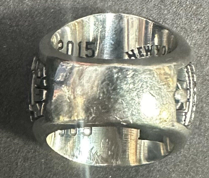 2015 Mets NLCS Champions Jostens Silver Elite Employee Team Issued Ring Morales