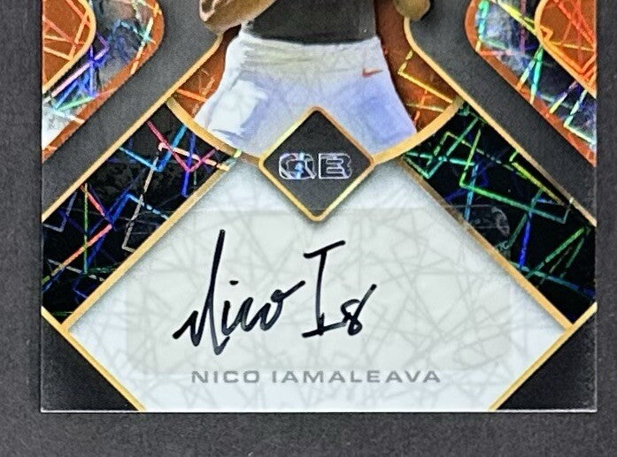 Nico Iamaleava 2024 Wild Card Mania American 1/3 Mint Auto RC Rookie Tennessee