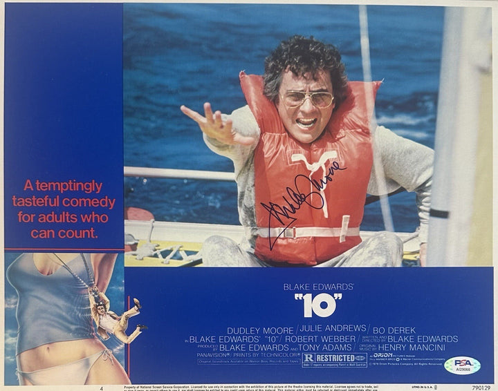 Dudley Moore Signed 11x14 Framed Photo Lobby Movie 10 Poster Rare Auto PSA COA