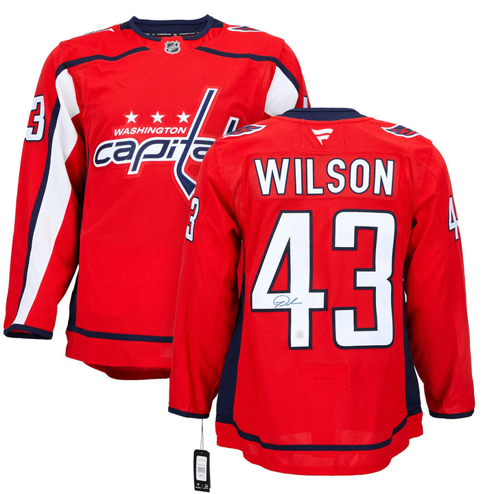 Tom Wilson Autographed Washington Capitals Fanatics Premium Jersey