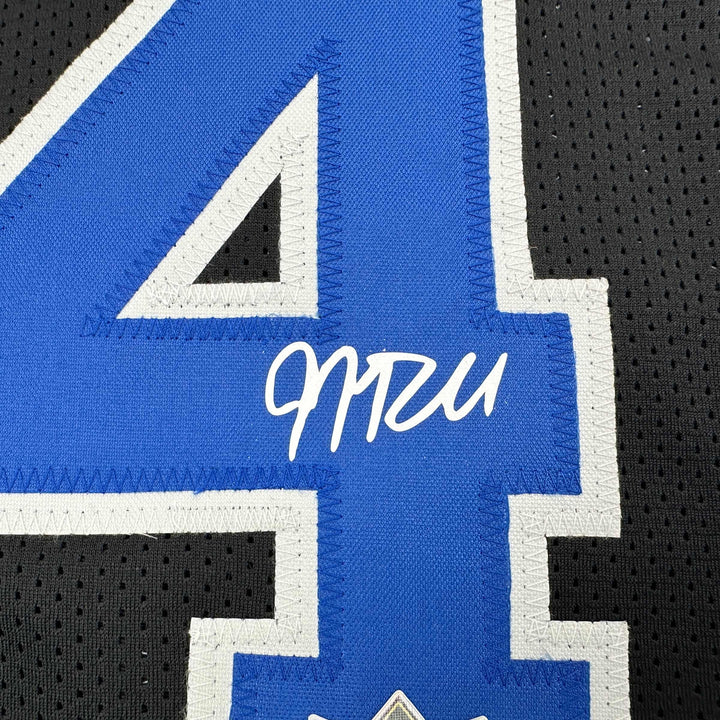 Facsimile Autographed JJ J.J. Redick Duke Black Reprint Jersey Size Men's XL