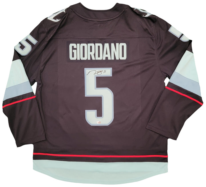 Kraken Mark Giordano Auto Fanatics Navy Breakaway Jersey Inaugural Captain Patch