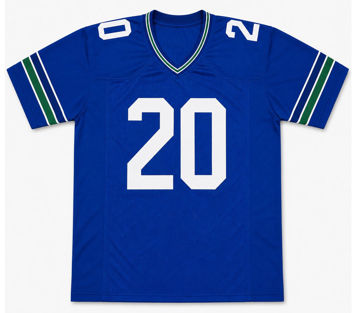 Julian Love Signed Seattle Seahawks Blue Throwback Jersey MCS Holo