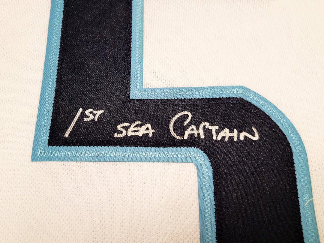 Kraken Mark Giordano Auto White Adidas Jersey Inaugural Season Captain Fanatics