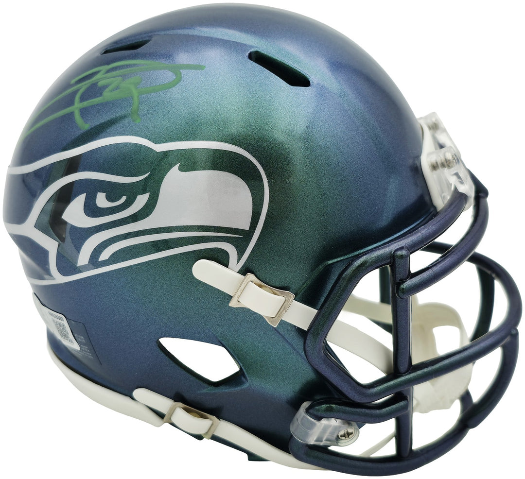 Earl Thomas III Signed Seahawks Rivalries Speed Mini Helmet Beckett Witness