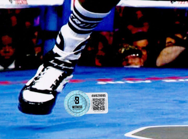 Manny Pacquiao Autographed 16x20 Photo Beckett BAS Witness