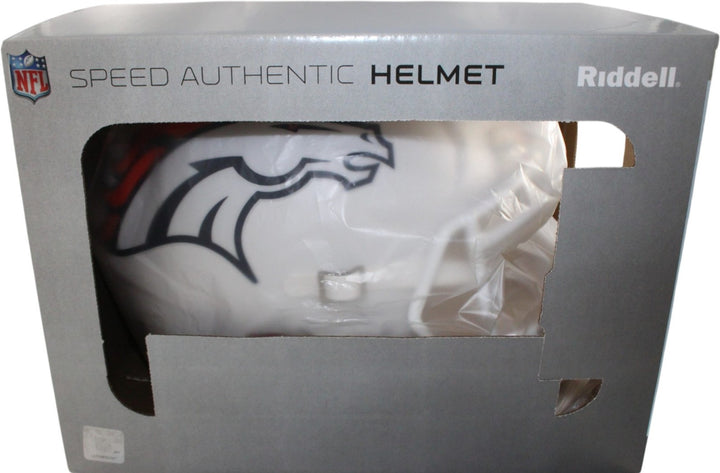 John Elway Autographed Denver Broncos Authentic 24 Alt Helmet Beckett W 55371