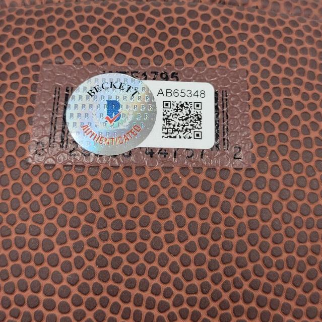 Drew Brees + Sean Payton signed NFL Replica Football Saints ~ Beckett BAS LOA