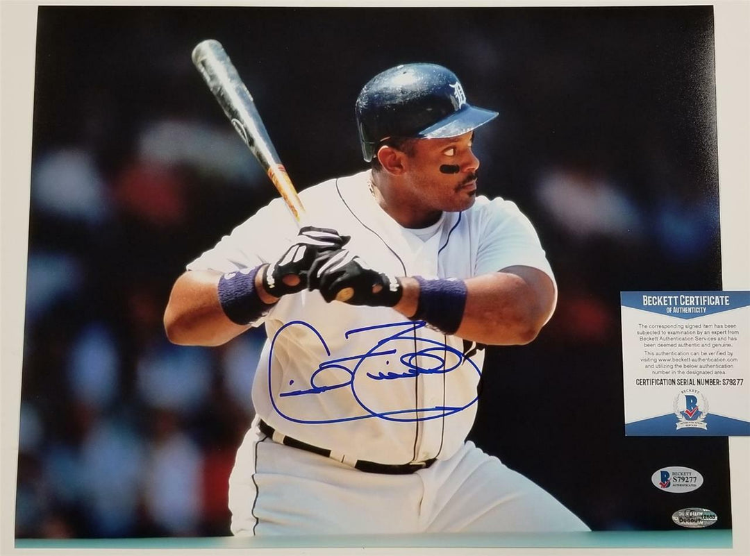 Cecil Fielder signed 11x14 Photo #4 Detroit Tigers Autograph ~ Beckett BAS COA
