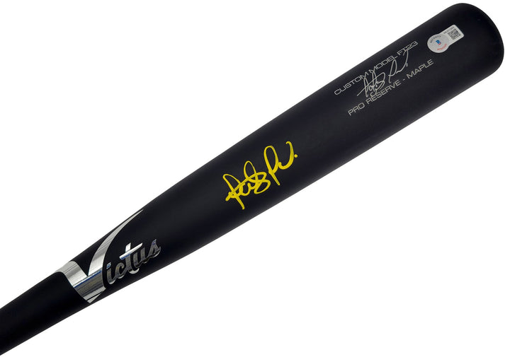 Fernando Tatis Jr. Signed Matte Black Victus Game Model Bat Padres Beckett