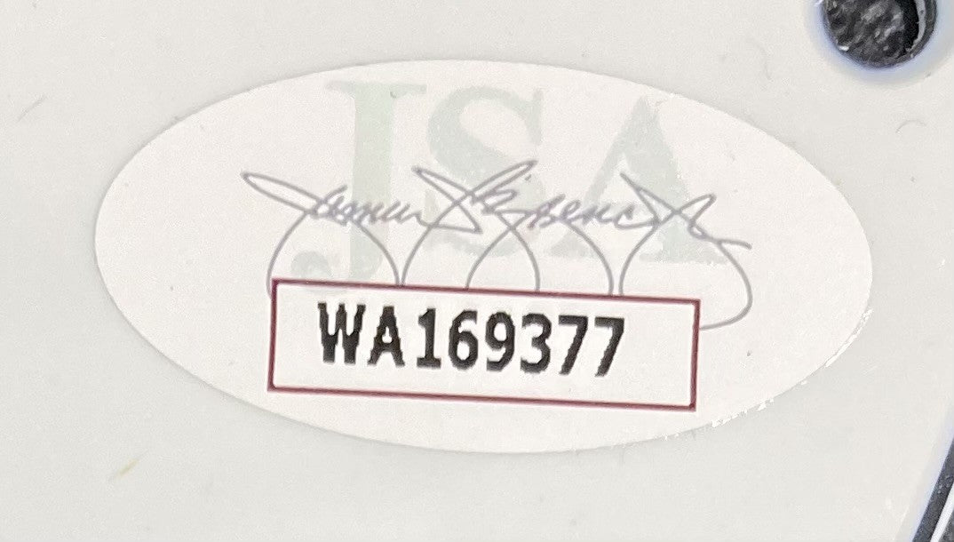Joe Elliott Phil Collen Def Leppard Signed White Guitar Pick Guard JSA ITP