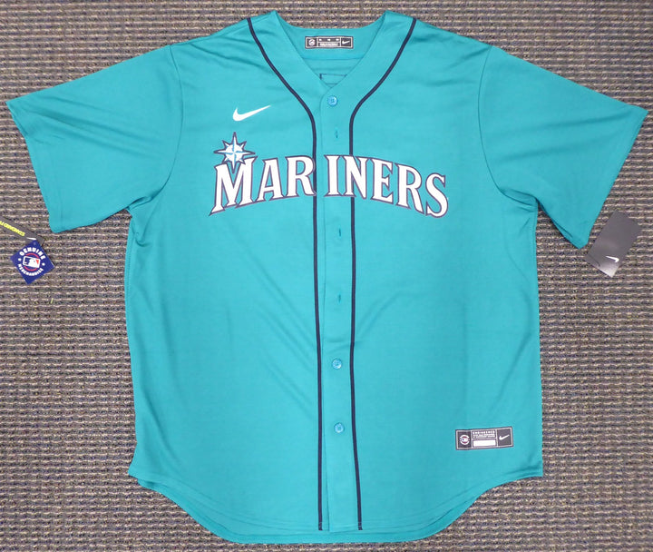Mariners Ken Griffey Jr. Signed Teal Nike Jersey Size XL Beckett & MCS Holo