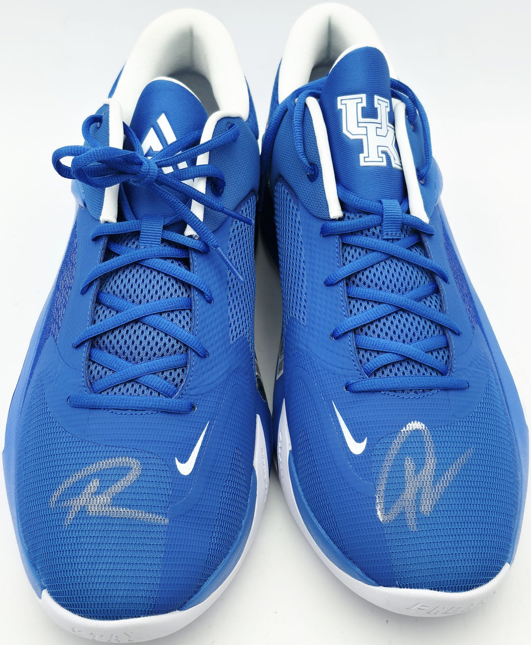 Giannis Auto Signed 2022 (PE) Promo Nike Zoom Freak 4 Game Shoes Size 16 Beckett