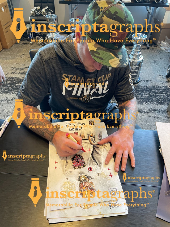 Jonathan Quick Autographed Vegas Golden Knights 8x10 Photo Signed COA IGM Signed