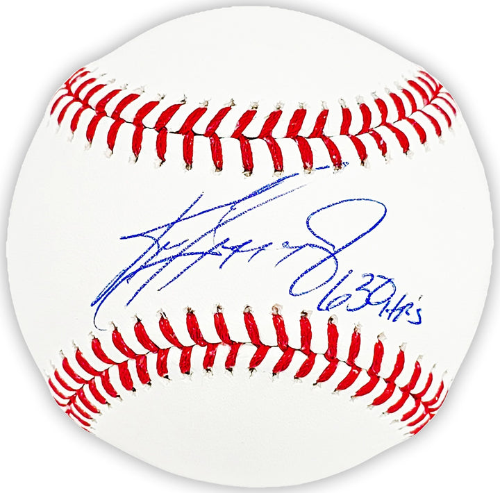 Ken Griffey Jr. Signed Official MLB Baseball Mariners "630 HRs" Beckett Witness