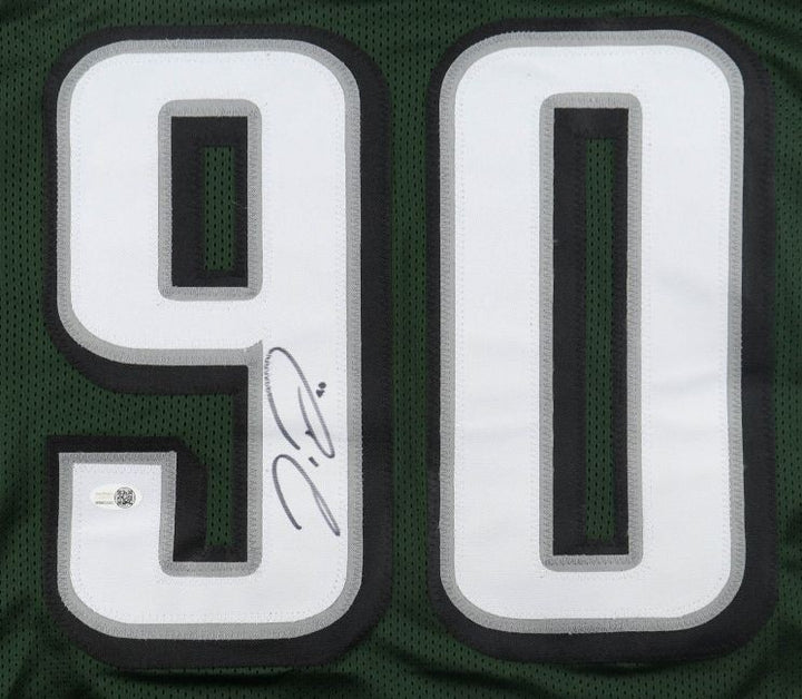 Jordan Davis Philadelphia Signed Green Football Jersey JSA QR Hologram