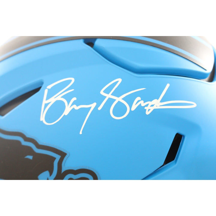 Barry Sanders Autographed Detroit Lions SpeedFlex Rave Helmet Beckett W 57142