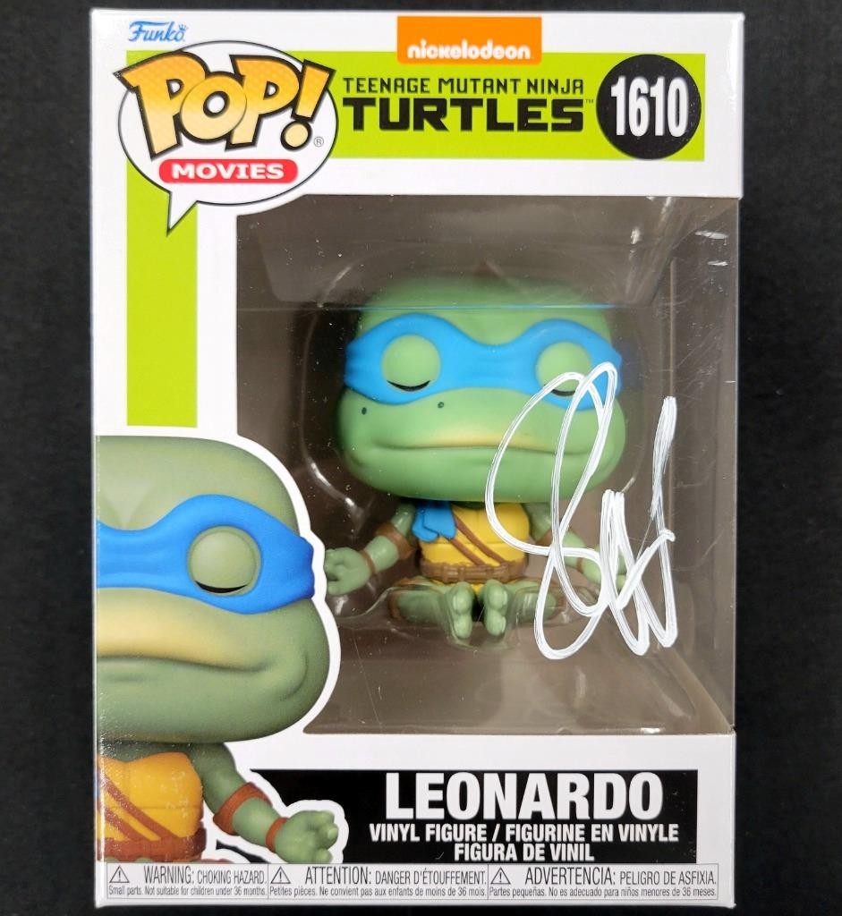 Seth Green signed TMNT Leonardo Meditating Funko Pop! 1610 autograph Beckett BAS