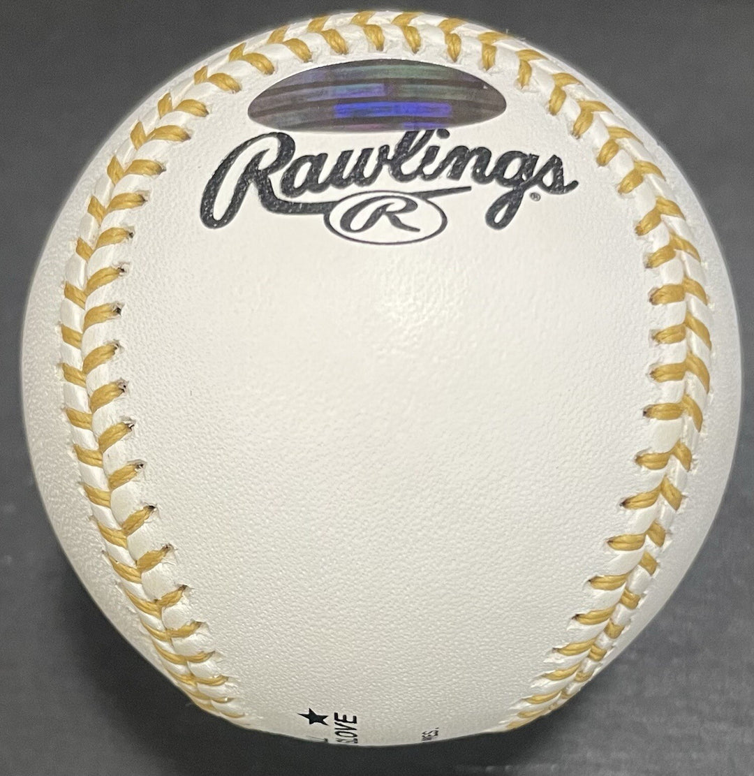Al Kaline Signed Mlb Gold Glove Baseball 10 Gold Gloves Auto Tigers Hof Steiner