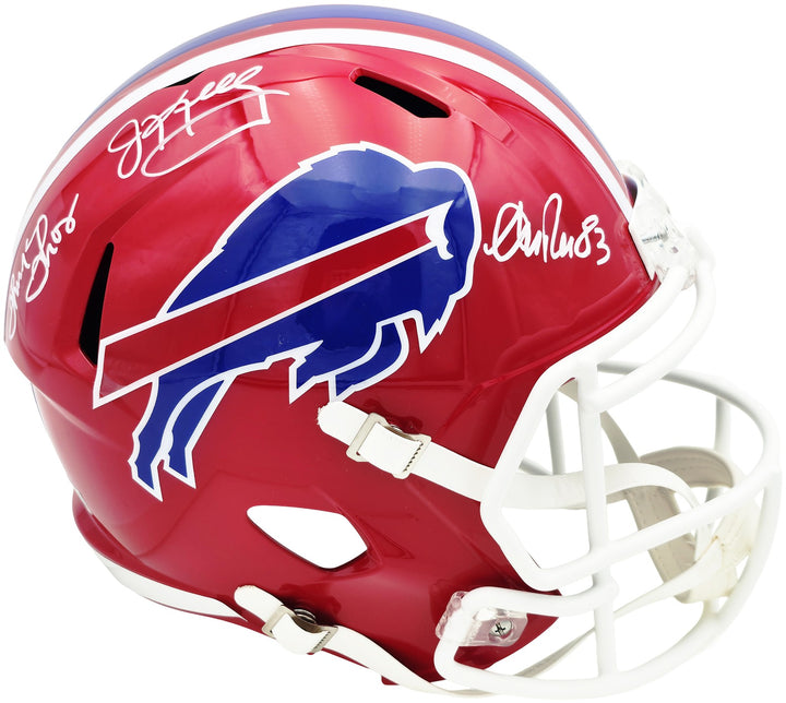Jim Kelly, Thomas & Reed Auto Bills Red Full Size Replica Speed Helmet Beckett