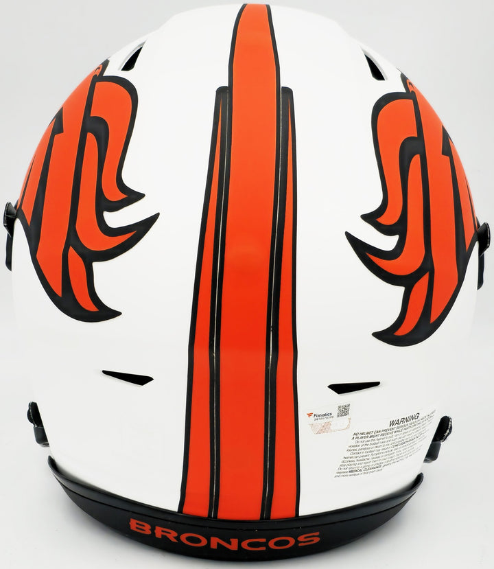 Russell Wilson Auto Broncos Lunar Eclipse White Full Hyper Flex Helmet Fanatics