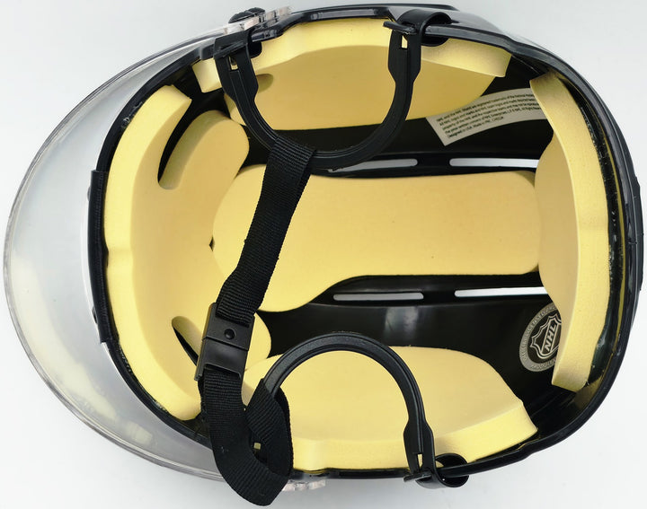 Jaromir Jagr Signed Pittsburgh Penguins Black Mini Helmet JSA Witness