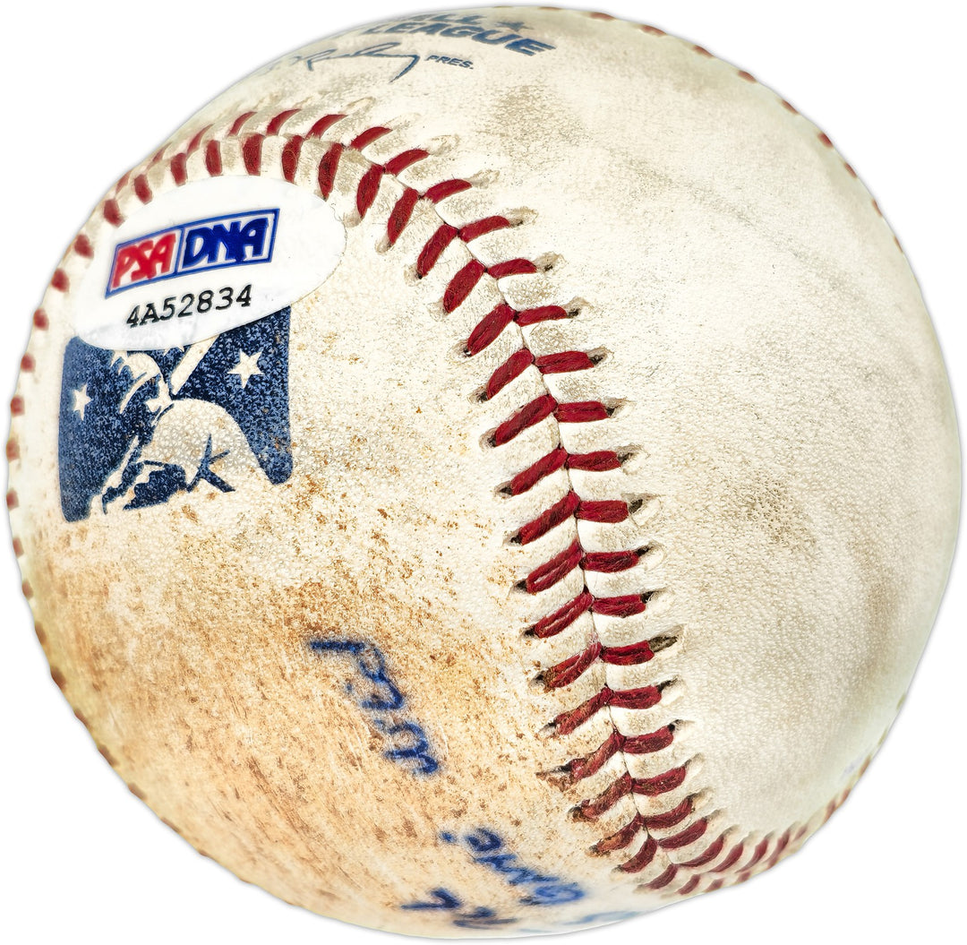 Felix Hernandez Auto 05 Pacific Coast League Game Used Baseball Mariners PSA/DNA