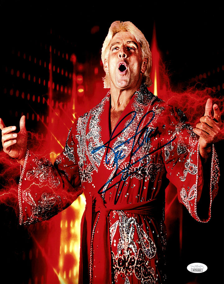 Ric Flair Signed 11x14 Photo JSA