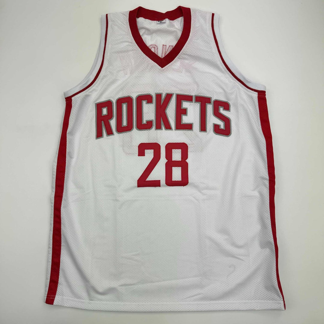 Autographed/Signed Alperen Sengun Houston White Jersey Beckett COA