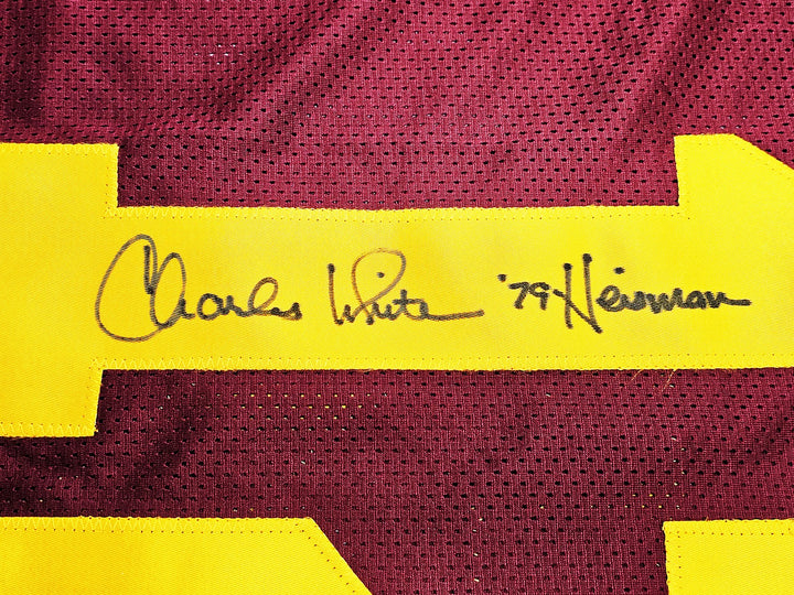 USC Trojans Charles White Autographed Signed Maroon Jersey "79 Heisman" PSA/DNA