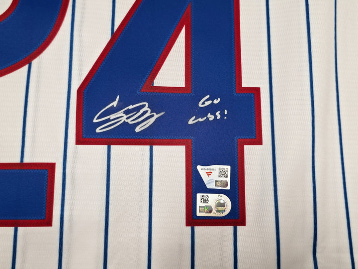 Chicago Cubs Cody Bellinger Signed White Nike Jersey Size XL #/10 Fanatics