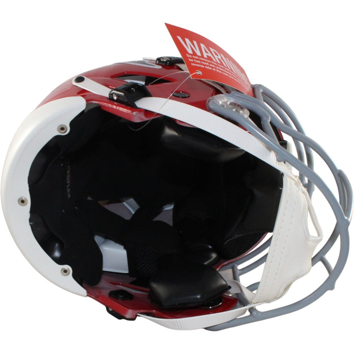 Julio Jones Autographed Atlanta Falcons SpeedFlex TB Helmet Beckett WIT 56449