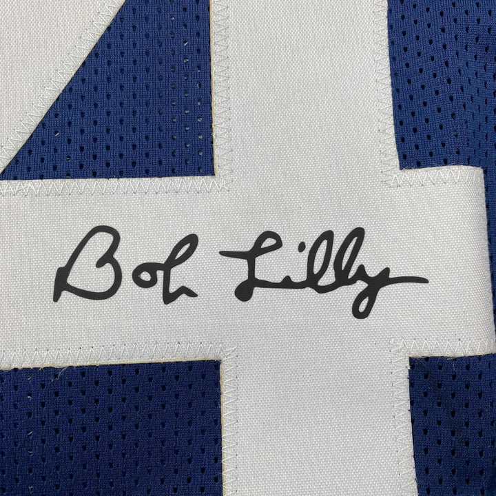 Facsimile Autographed Bob Lilly Dallas Thanksgiving Day Reprint Jersey Men's XL