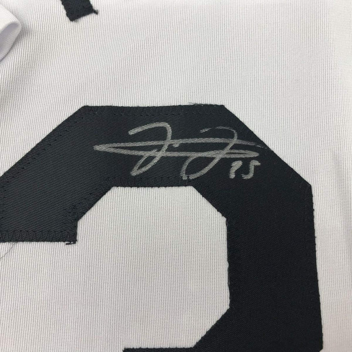 Autographed/Signed FRANK THOMAS Chicago Retro White Jersey JSA COA Auto