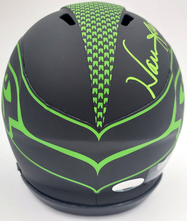 Warren Moon Signed Eclipse Black Seahawks Speed Mini Helmet "HOF 06" MCS Holo
