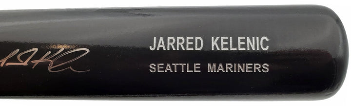 Jarred Kelenic Signed Black Rawlings Game Model Bat Seattle Mariners Beckett