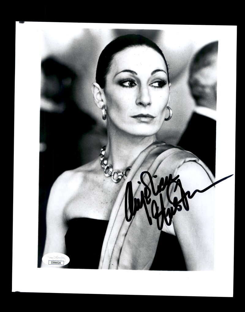 Angelica Huston JSA Coa Hand Signed 8x10 Photo Autograph