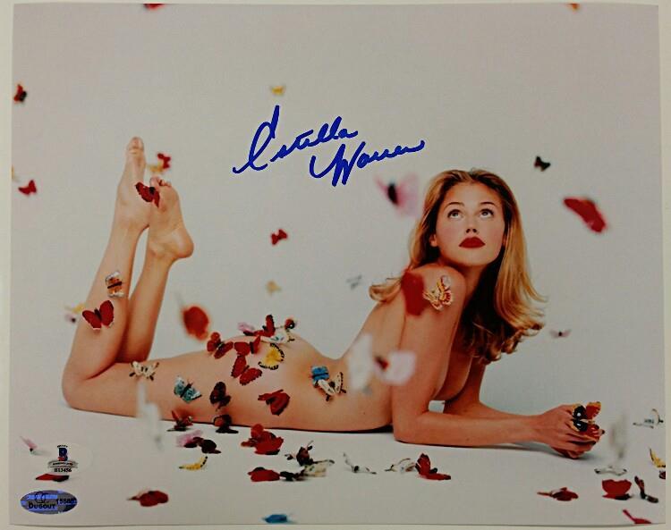 ESTELLA WARREN Signed 8x10 Photo #3 Victoria's Secret Model w/ Beckett BAS COA