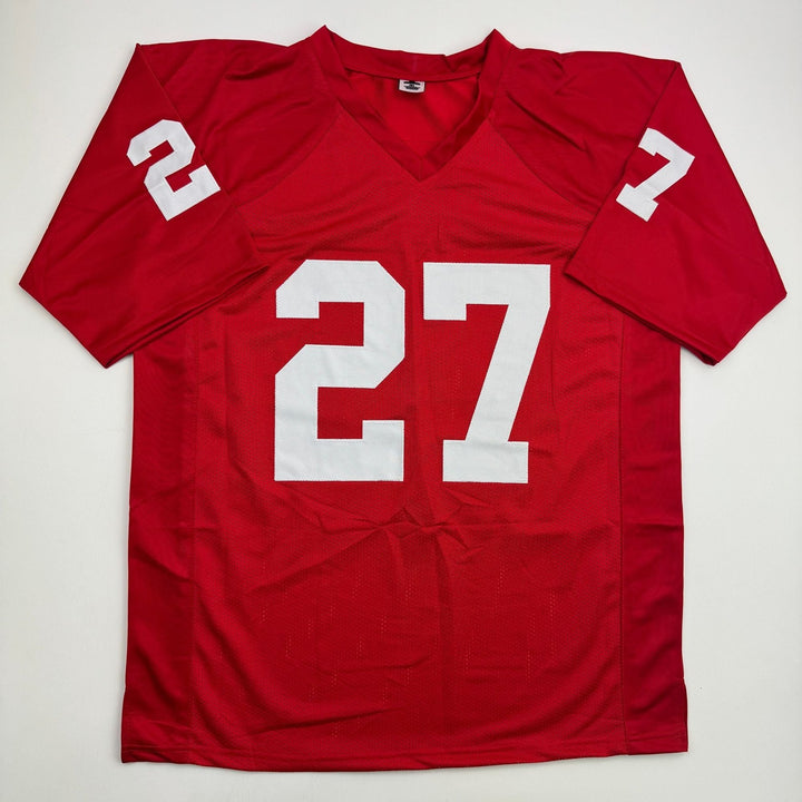 Autographed/Signed Irving Fryar Nebraska Red College Jersey BAS COA