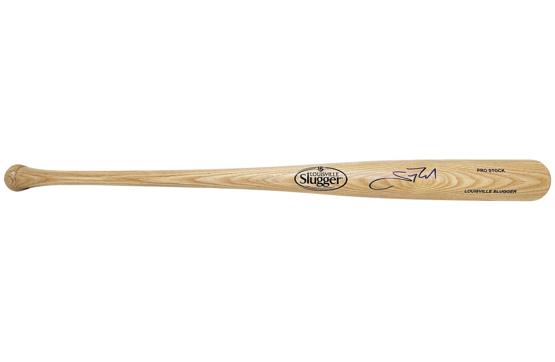 Scott Rolen Auto Natural L Slugger Pro Stock Bat St. Louis Cardinals Beckett Wit
