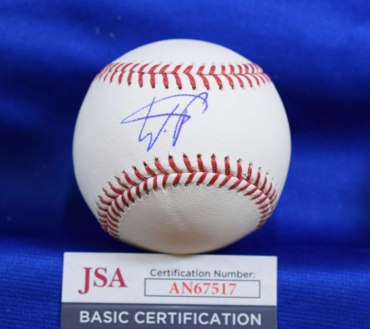 Wander Franco JSA Cert Signed Major League OML Autographed Baseball