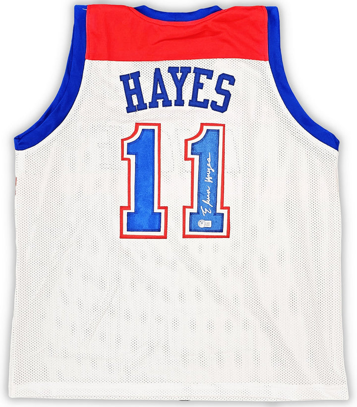 Washington Bullets Elvin Hayes Autographed Signed White Jersey Beckett