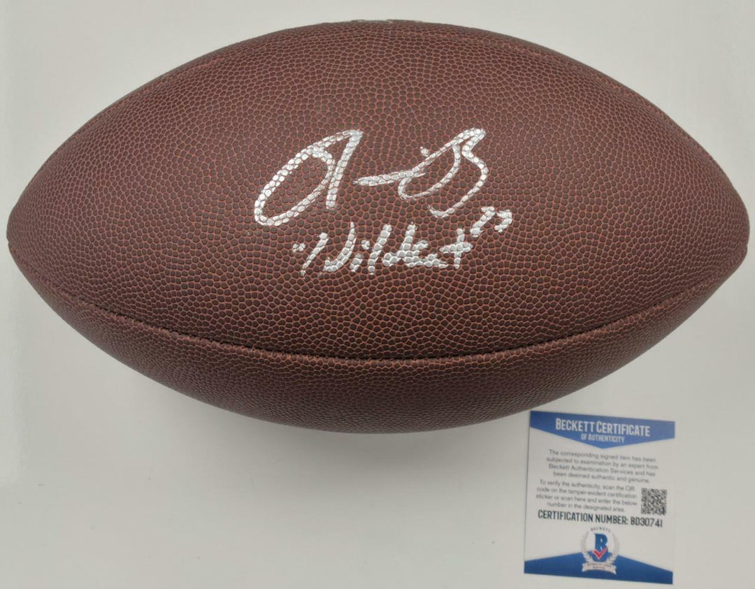 Ronnie Brown signed "Wildcat" Football autograph ~ Beckett BAS COA