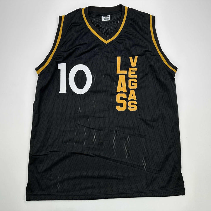 Facsimile Autographed Kelsey Plum Las Vegas Red Reprint Jersey Size Men's XL