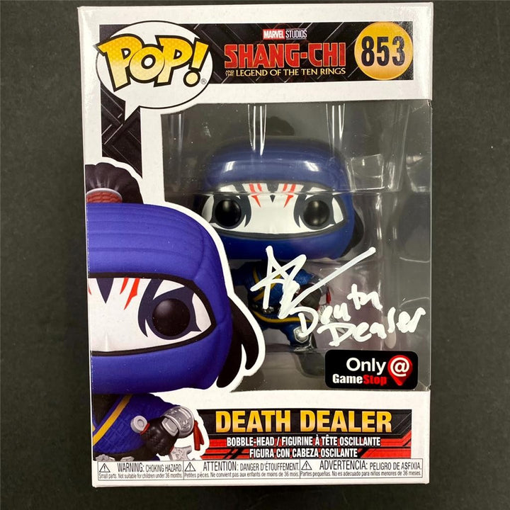 Andy Le signed Shang Chi "Death Dealer" Funko Pop Figure #853 autograph ~ JSA