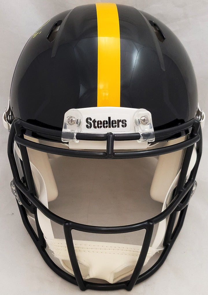 Kenny Pickett Signed Steelers Black Full Size Authentic Speed Helmet Beckett