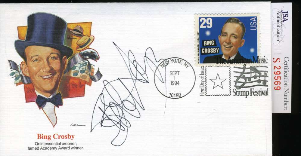 Glenn Ford Jsa Coa Hand Signed Fdc Authentic Autograph