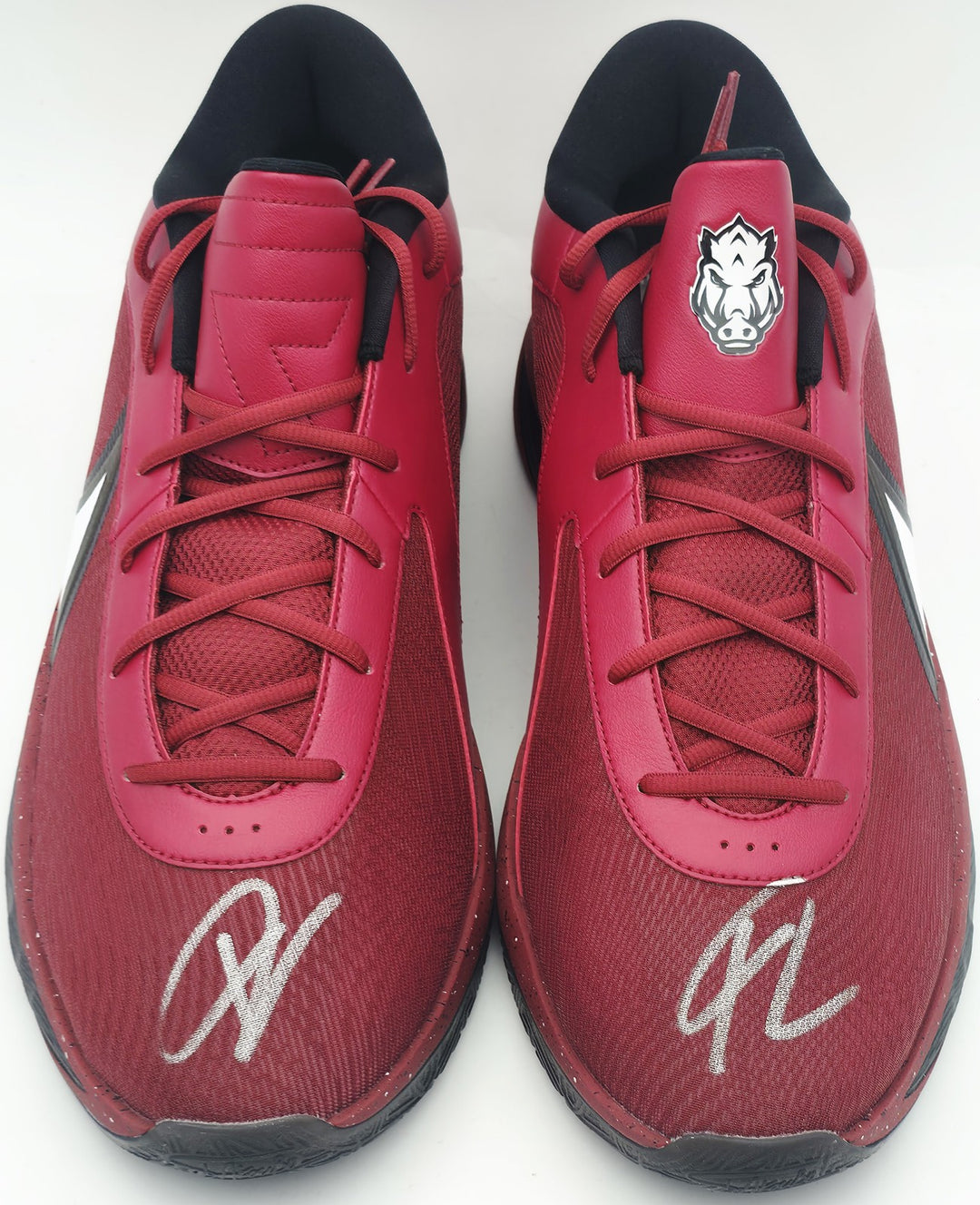 Giannis Auto 2024 PE Promo Arkansas Nike Zoom Freak 6 Game Shoes Size 17 Beckett